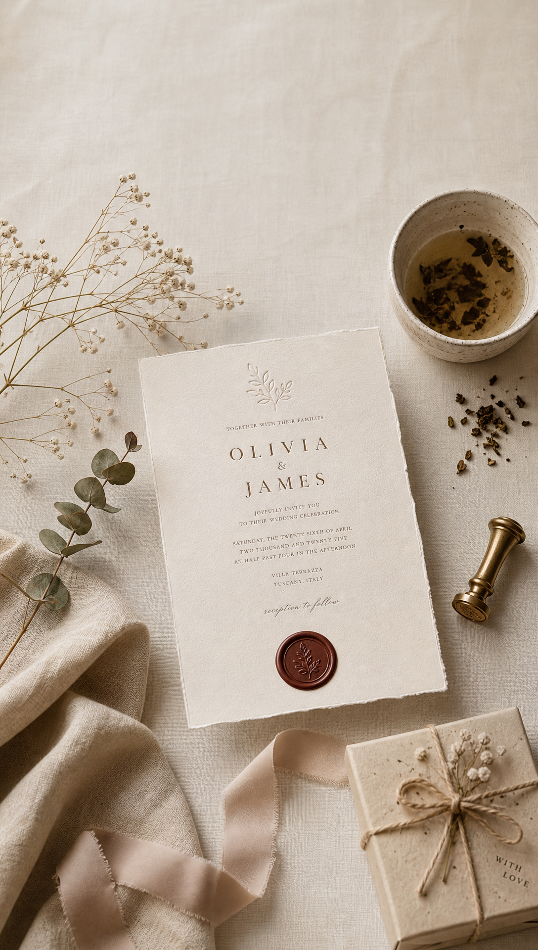 Custom wedding favors and invitation suites by Everlasting Favors